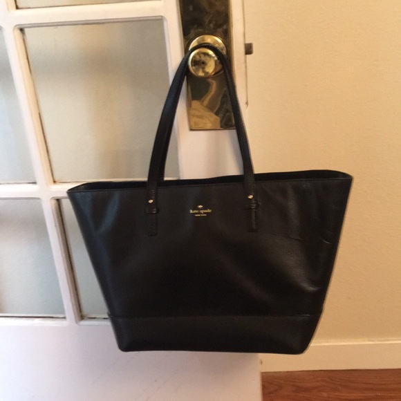 kate spade black tote bag